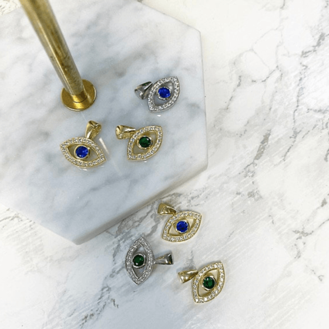 Just Charms Diamond Eye Pendant