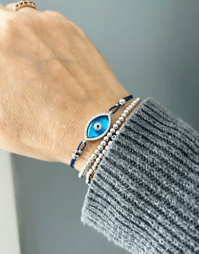 Luxury Evil Eye Diamond Friendship Bracelet